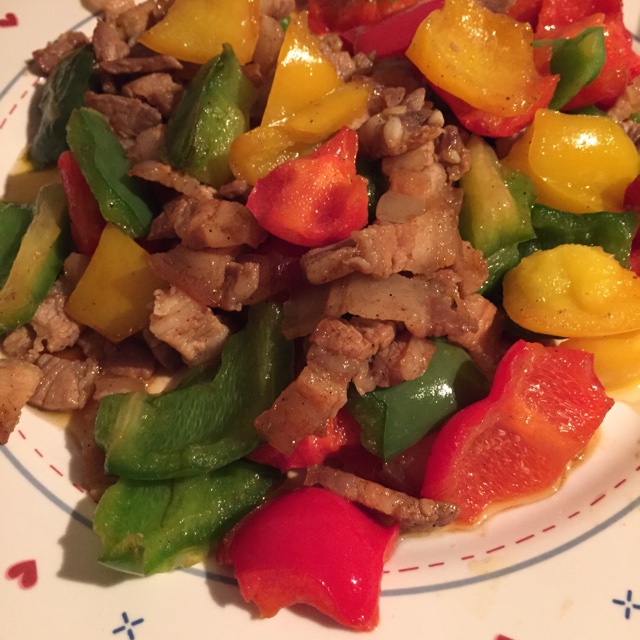 青椒炒肉