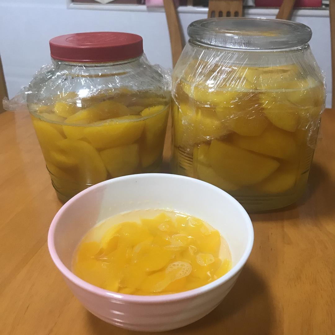 冰糖黄桃罐头（附常温保存方法）