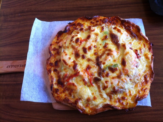 大西洋珍鲑pizza(三文鱼pizza)