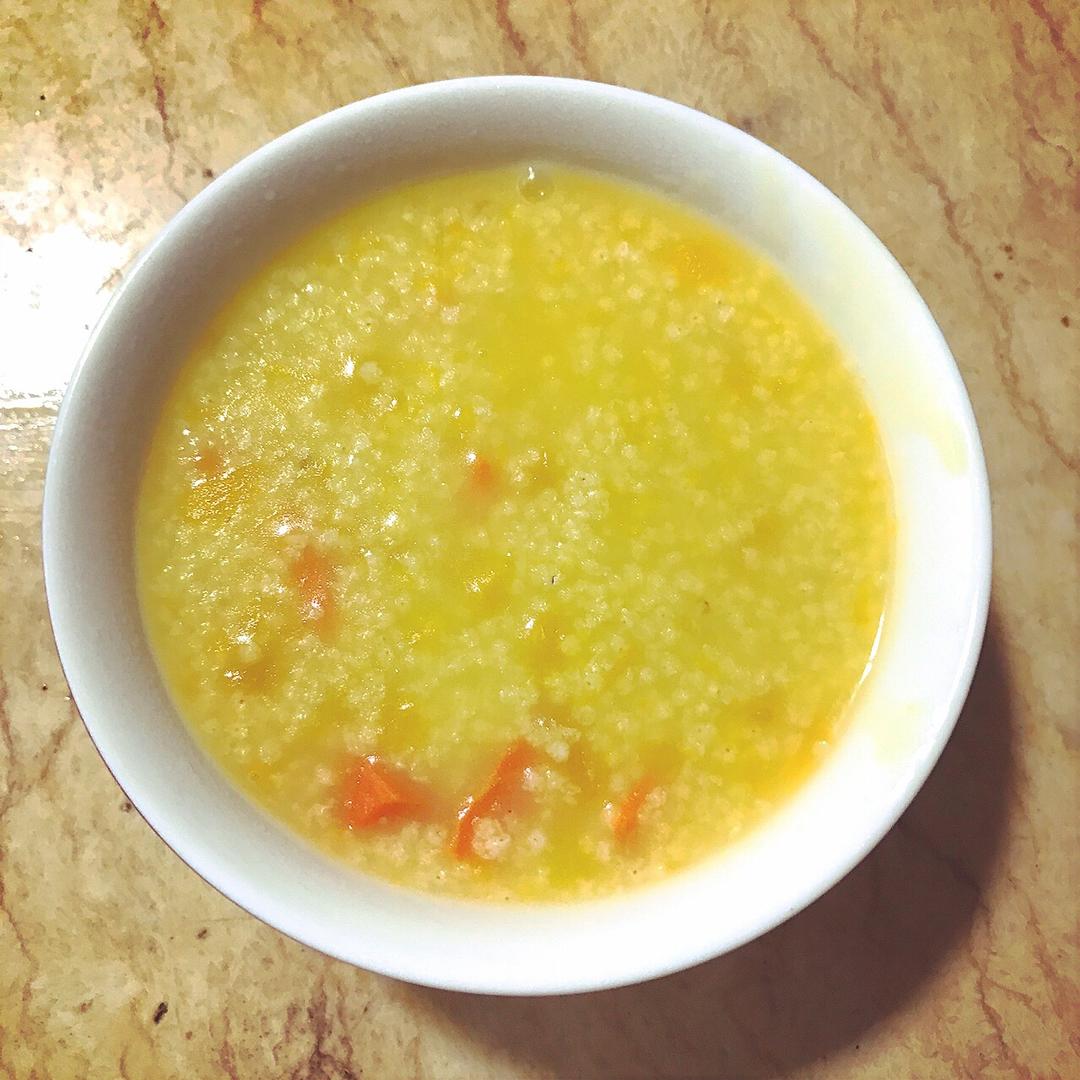 coconutchan做的胡萝卜南瓜小米粥