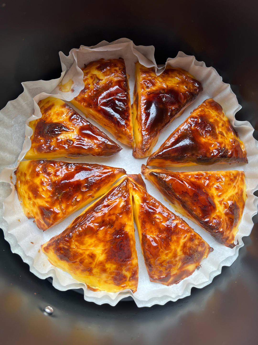 空气炸锅版牛奶芝士蛋糕（无小麦粉）