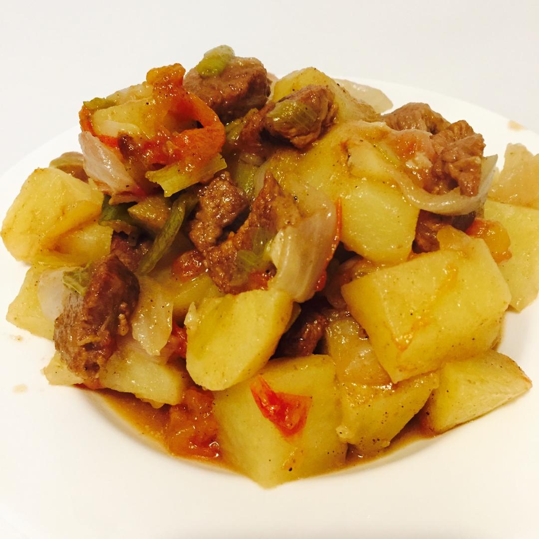 土豆炖牛肉