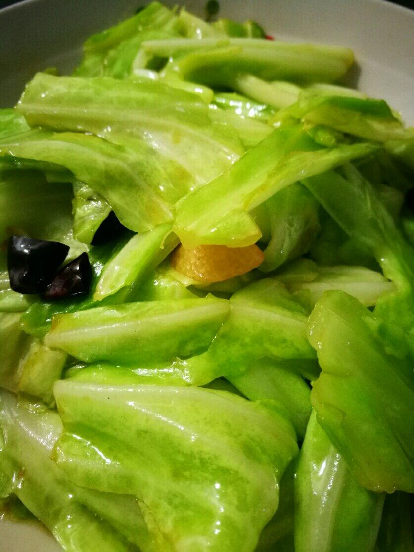手撕圆白菜-新手下厨 Dry Chilli Cabbage