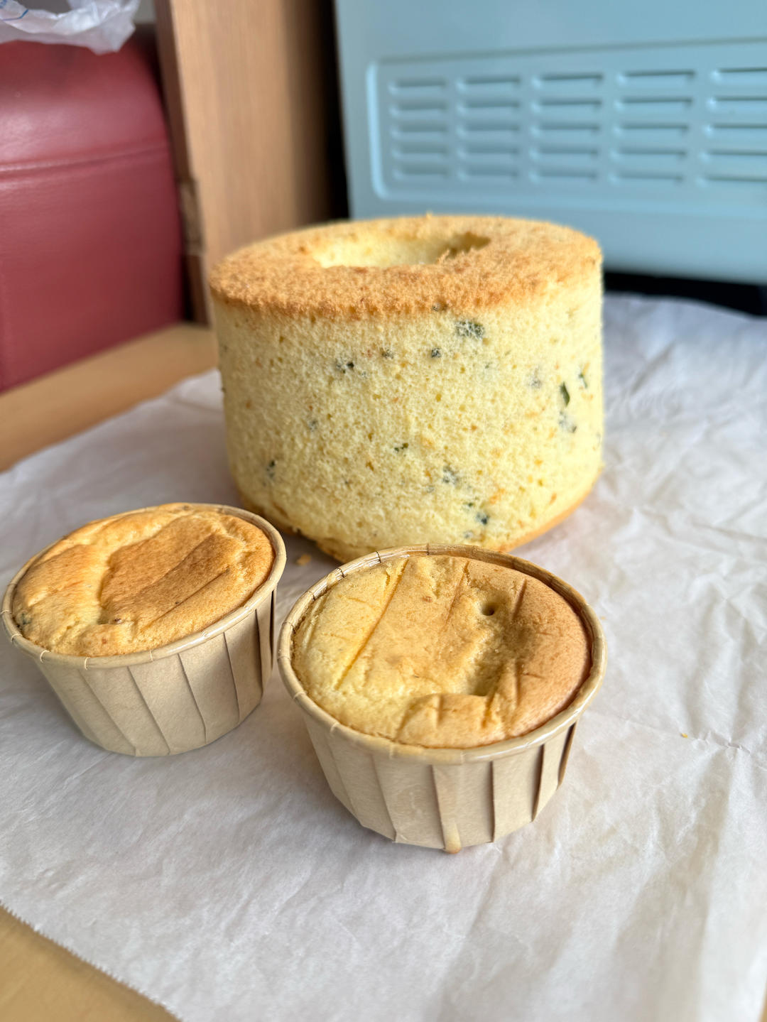 咸香戚风经典——黄金葱香肉松戚风