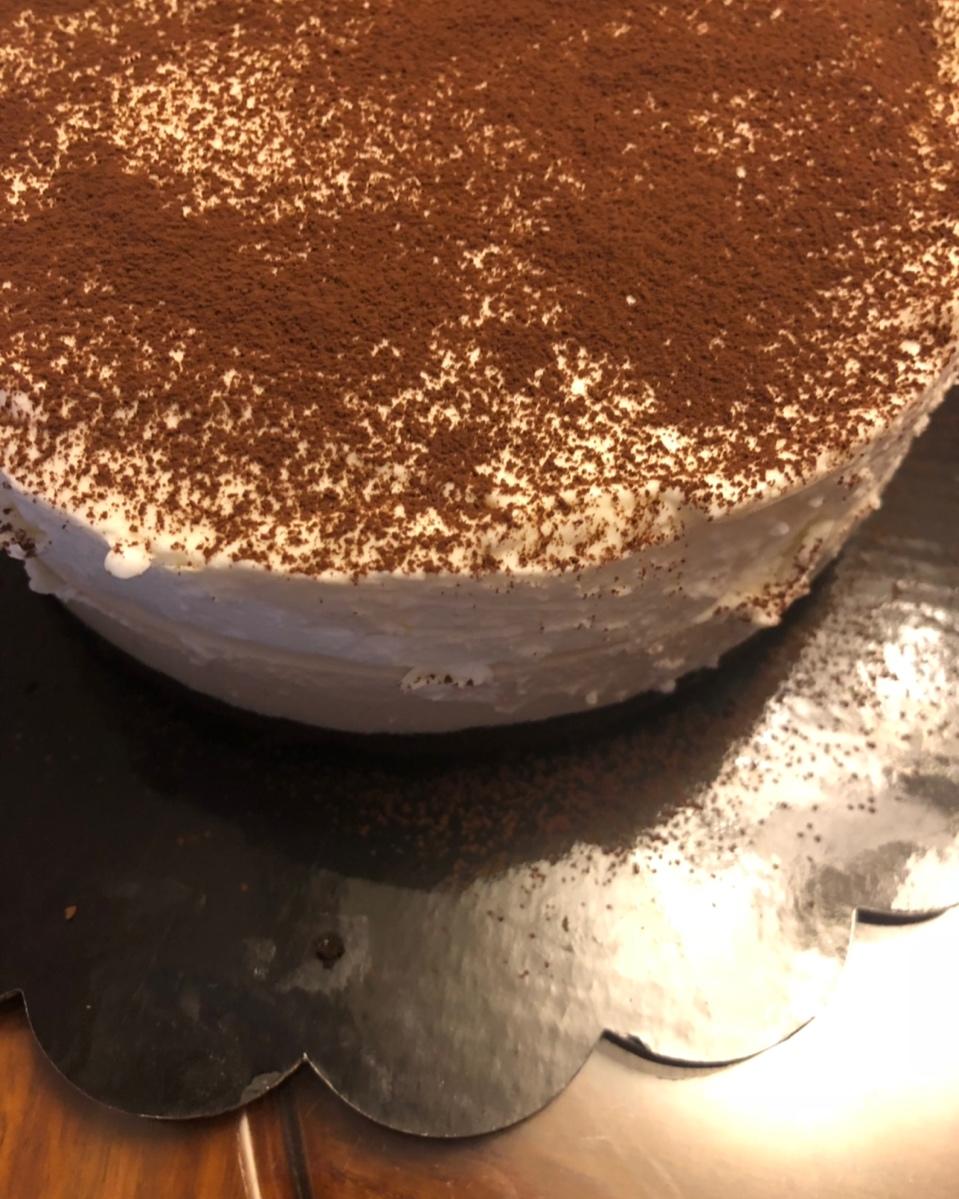 咖啡双层冻芝士蛋糕