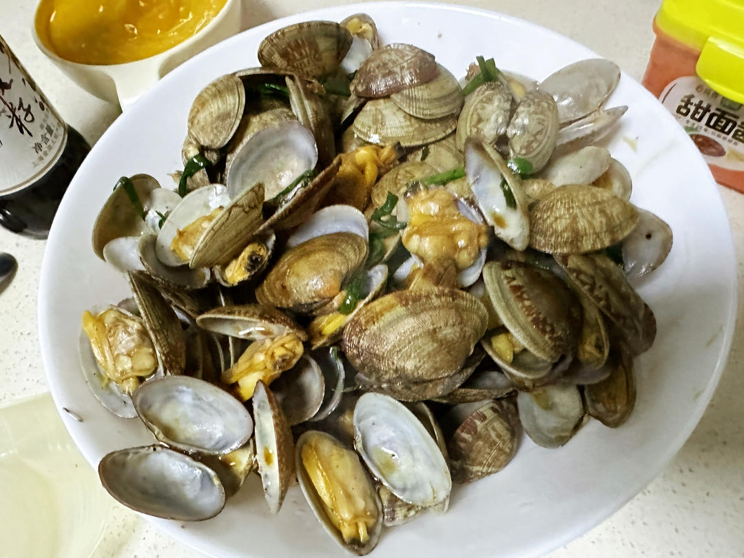 爆炒花甲（保留鲜味，不焯水的做法）