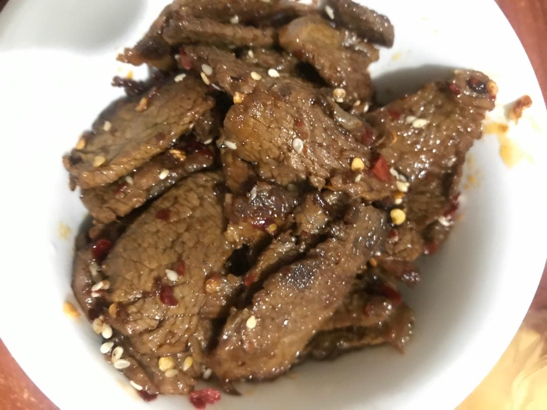 正宗湖南麻辣牛肉～