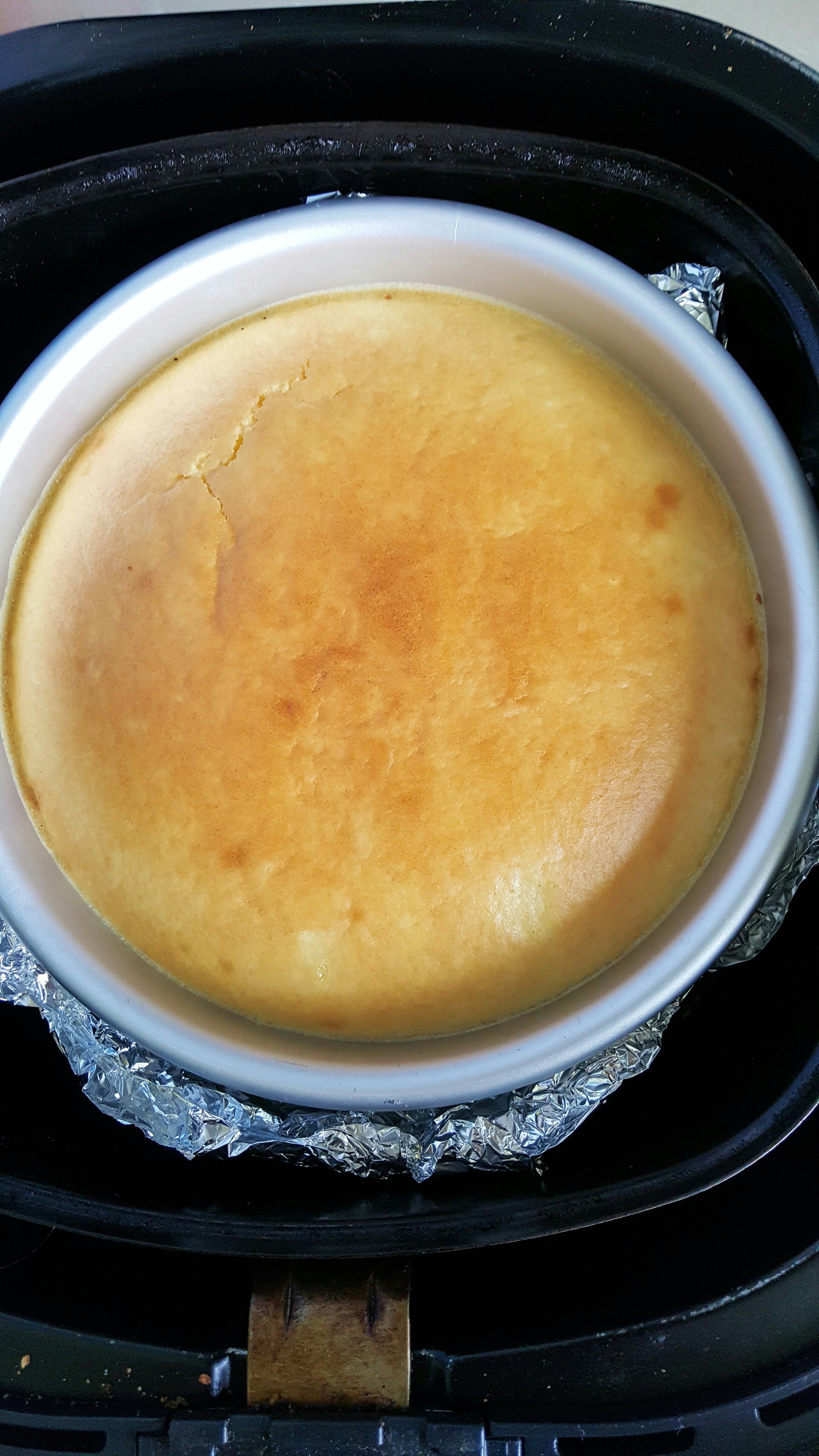 空气炸锅版－淡奶油蛋糕的做法