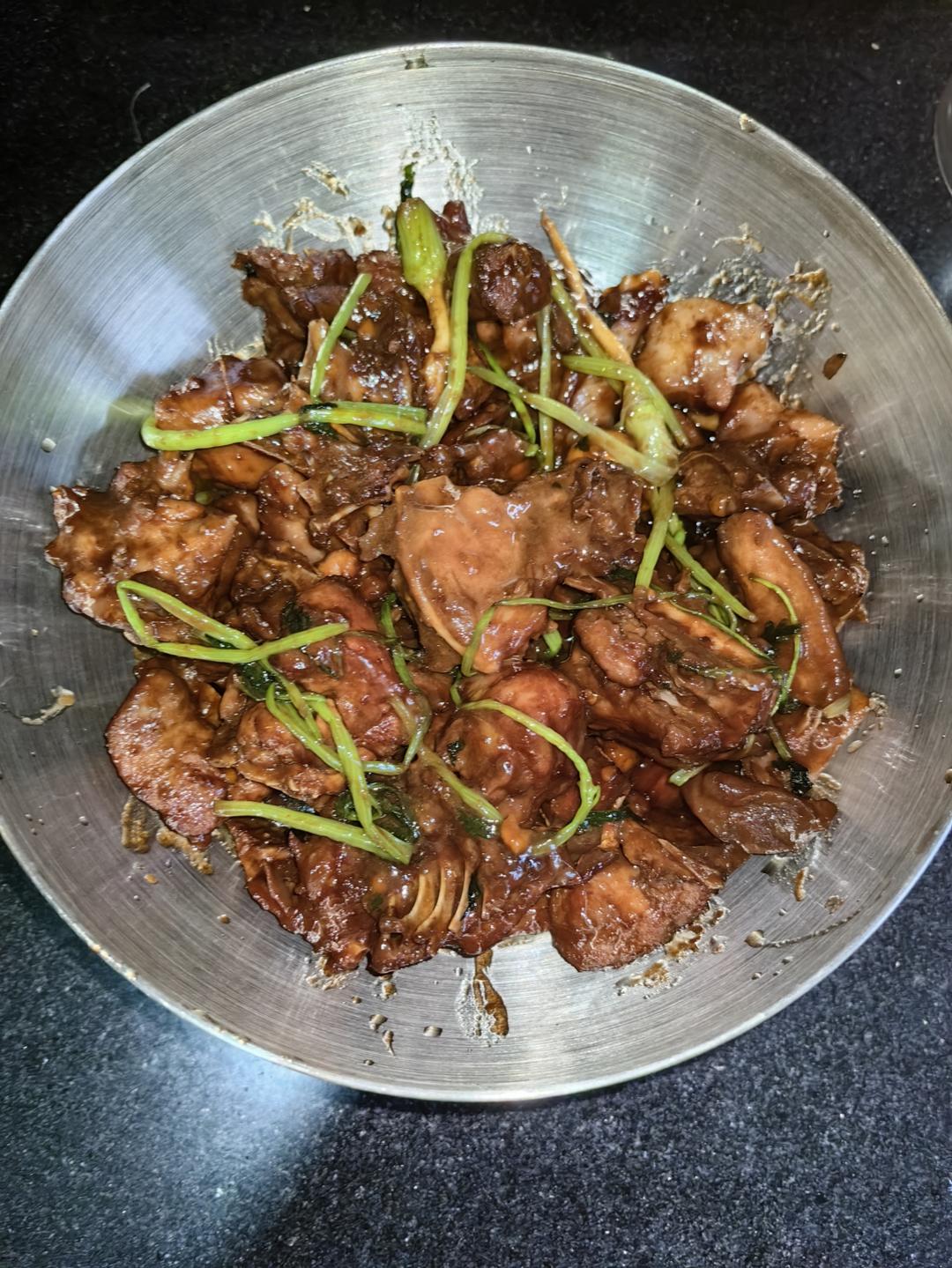 台式三杯鸡