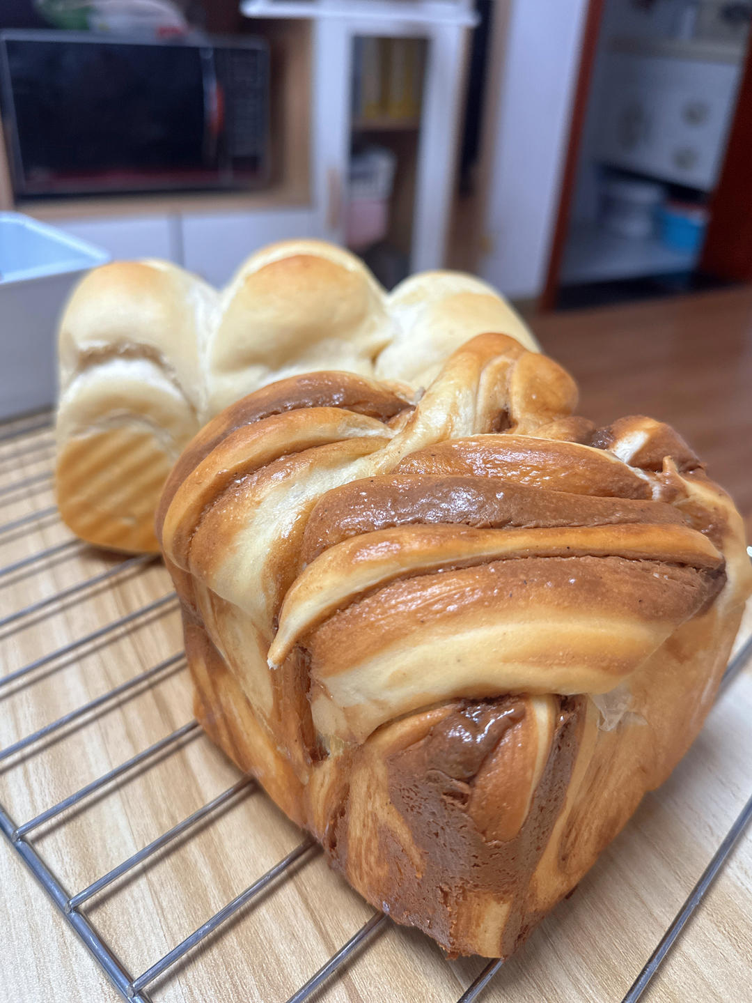 波兰种基础面团，焦糖奶酥绵吐司