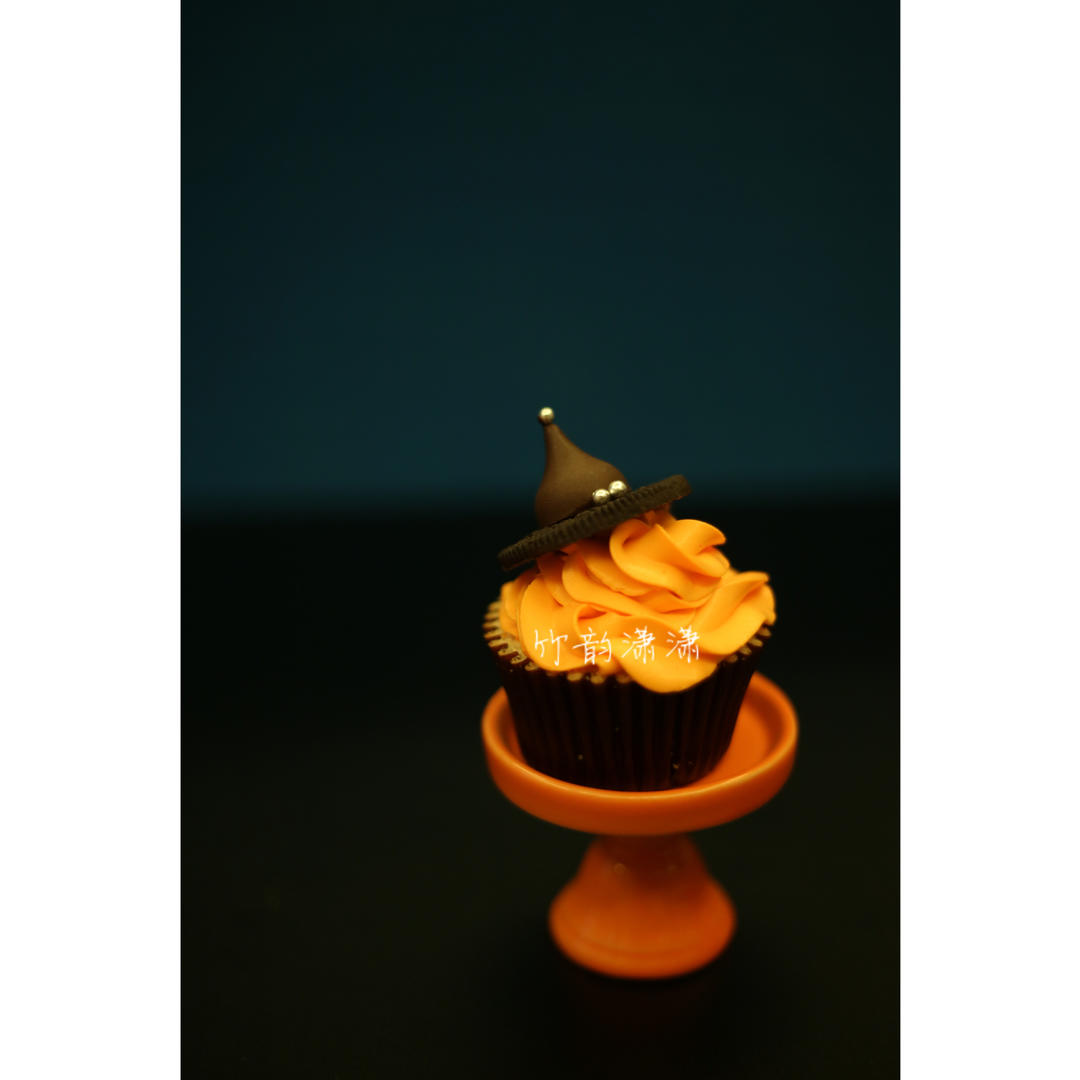 【万圣节】女巫帽子cupcake—美的T7-L382B智烤大师