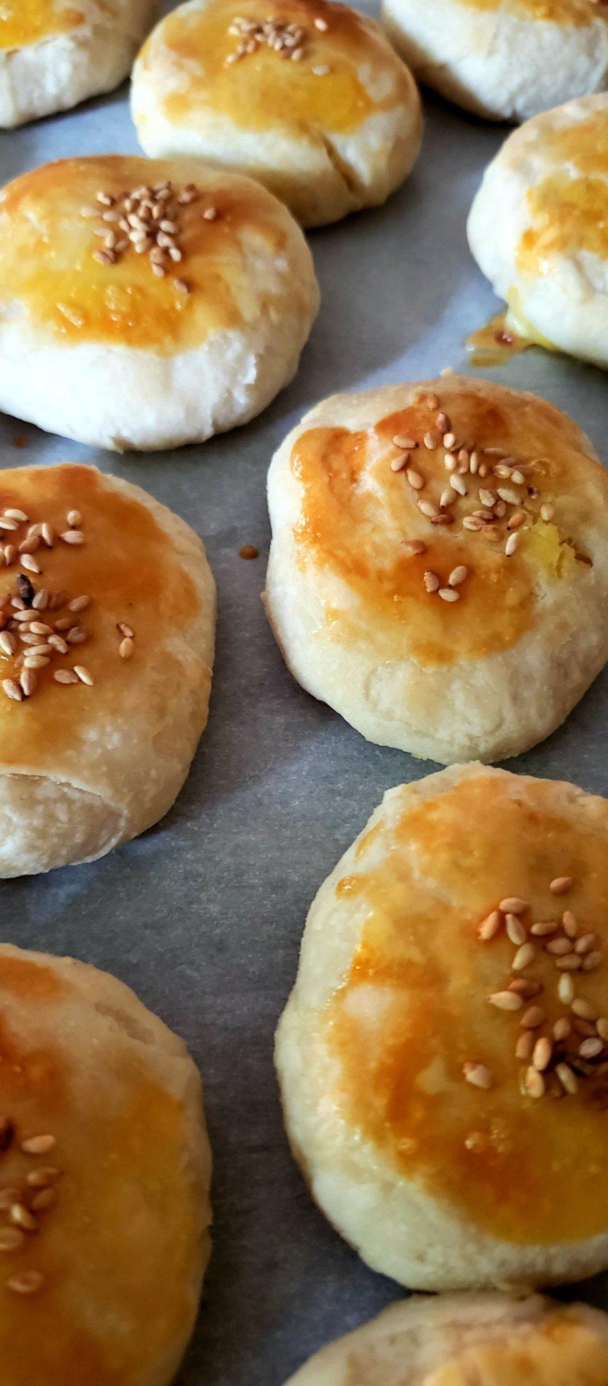 酥到掉渣的绿豆酥饼，简单易学