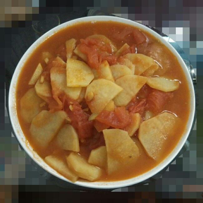 番茄土豆片