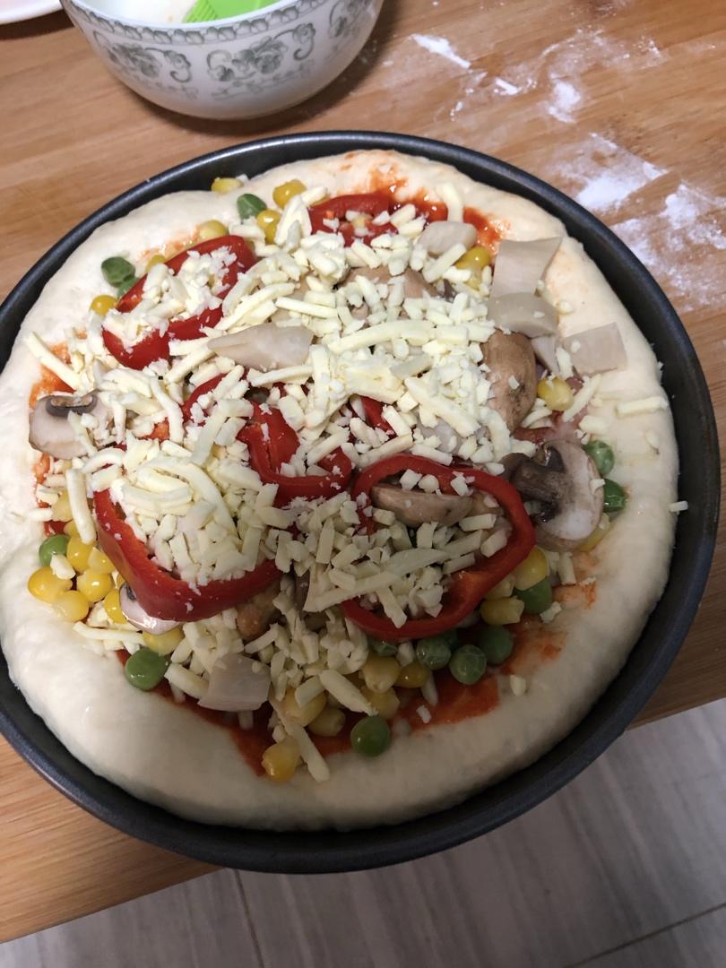 香葱火腿肉松面包