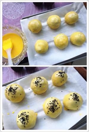 台式蛋黄酥月饼的做法 步骤13