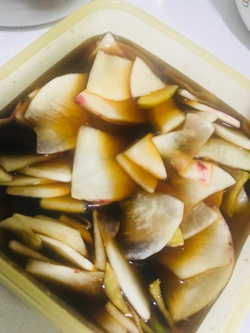 酸甜腌萝卜（可辣可不辣）