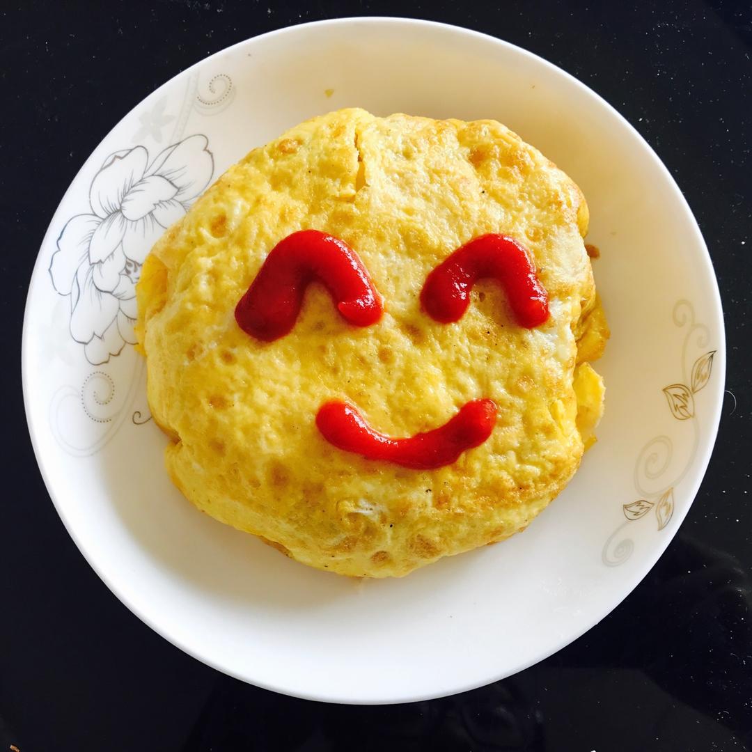 芝士蛋包饭（帮你消灭隔夜饭）