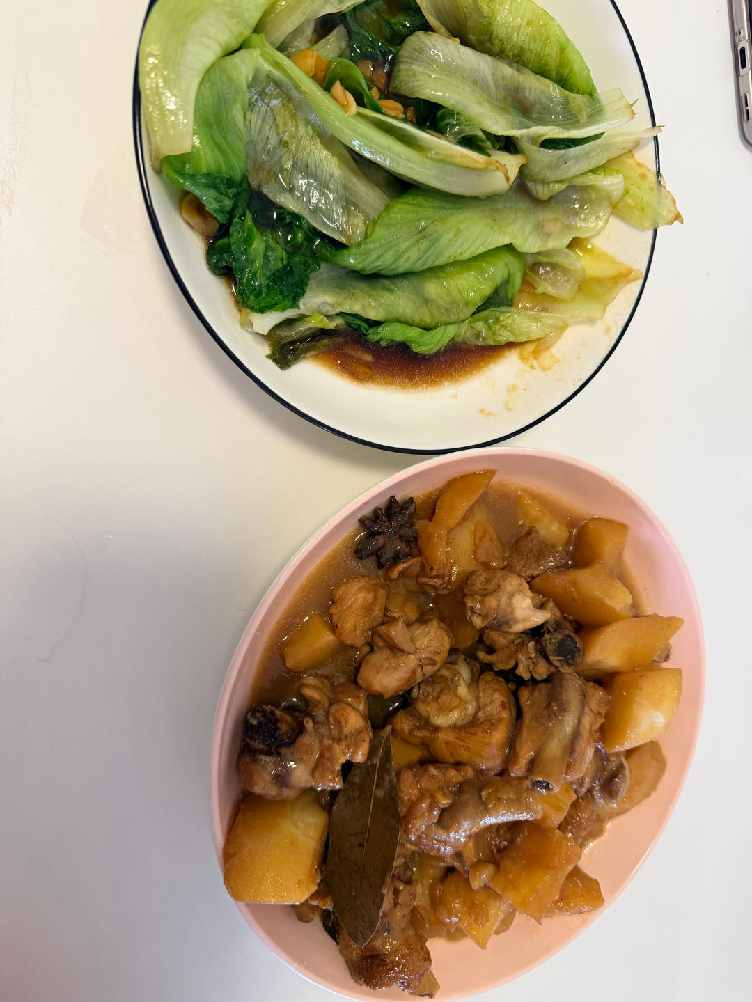 鸡腿炖土豆 上桌秒空盘 汤都喝干了！