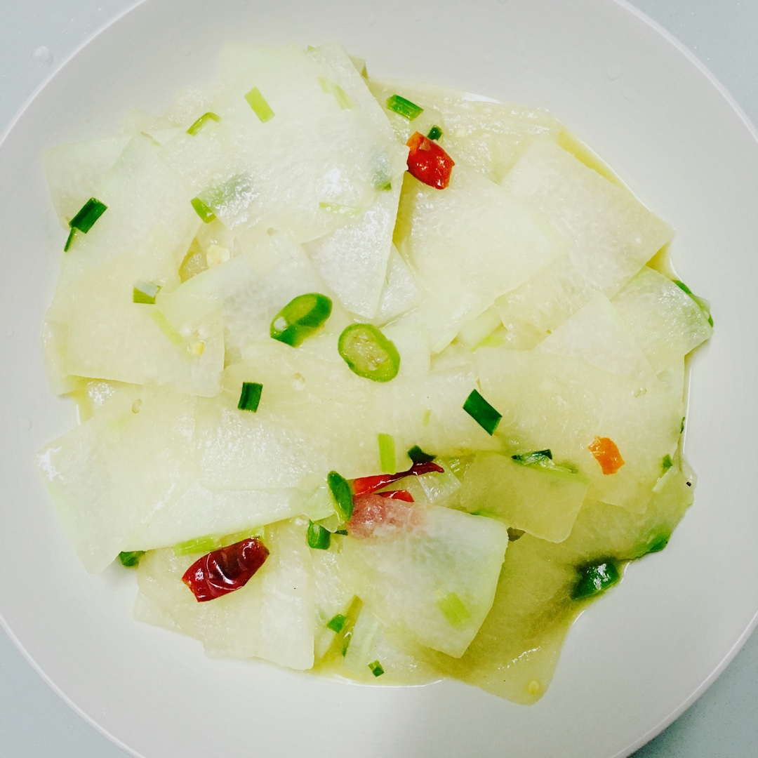 素炒冬瓜
