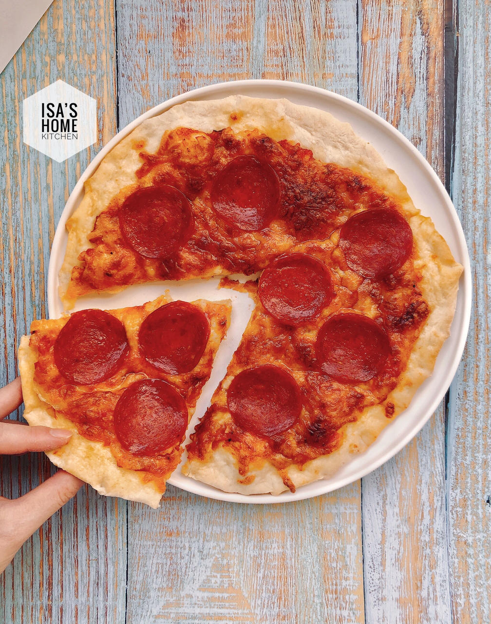 萨拉米薄底披萨 Salami Pizza
