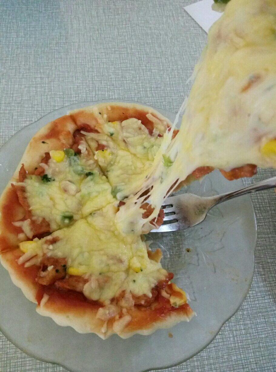 奥尔良烤鸡肉披萨