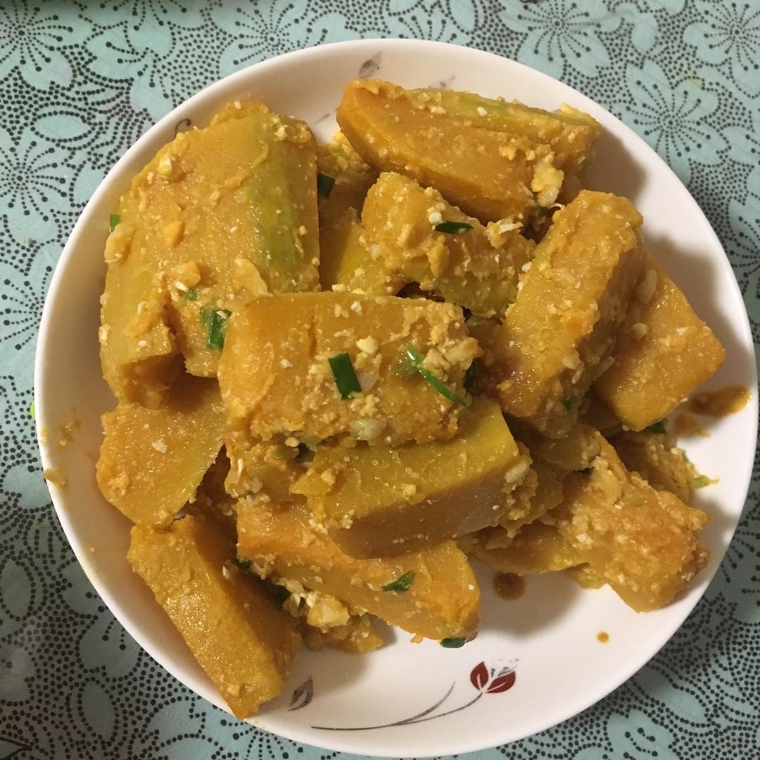 咸蛋黄炒南瓜