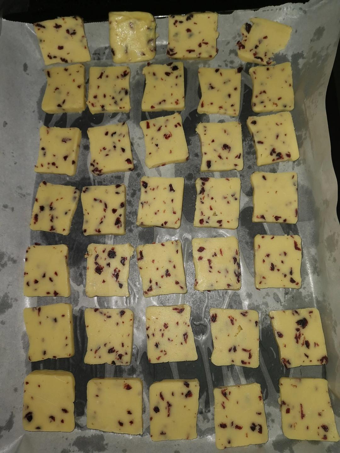 蔓越莓曲奇饼干 最最最简单的黄油饼干