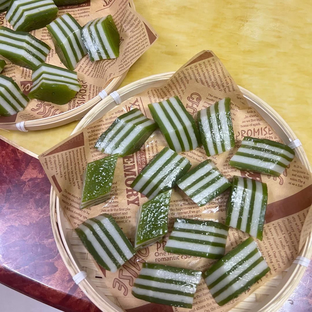 斑斓椰汁千层糕（不会出水版）
