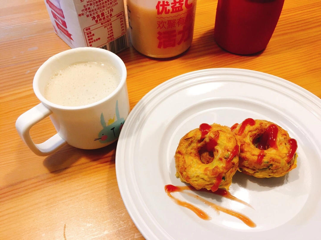 剩面条变身美味的早餐饼