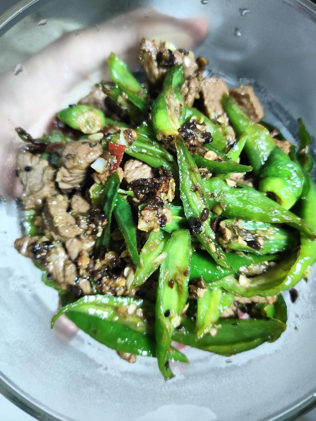 青椒炒牛肉片