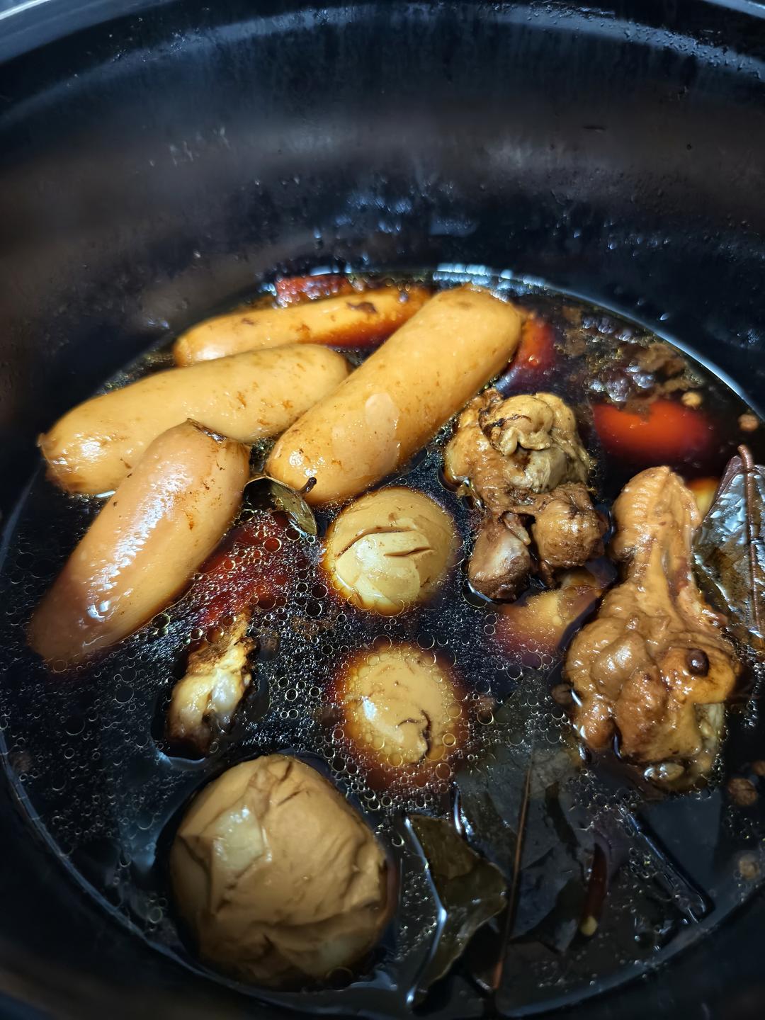 爆好吃的卤鸡腿 卤蛋❗电饭煲 炒锅都可以做~