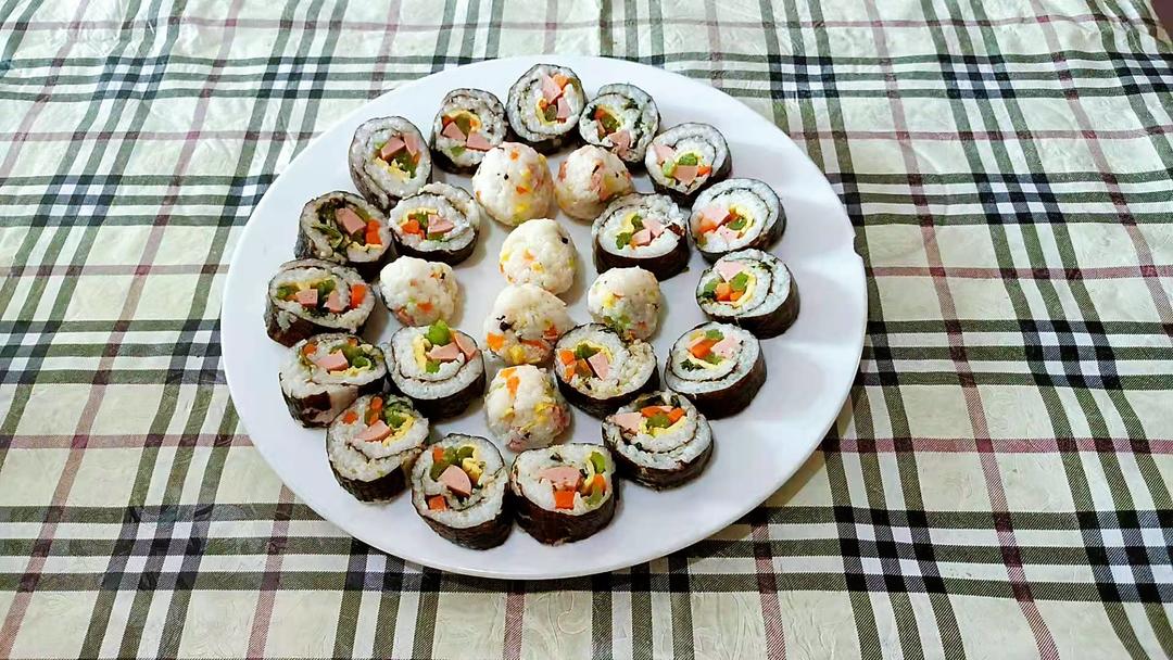 素食寿司，妈妈必备的郊游野餐美食