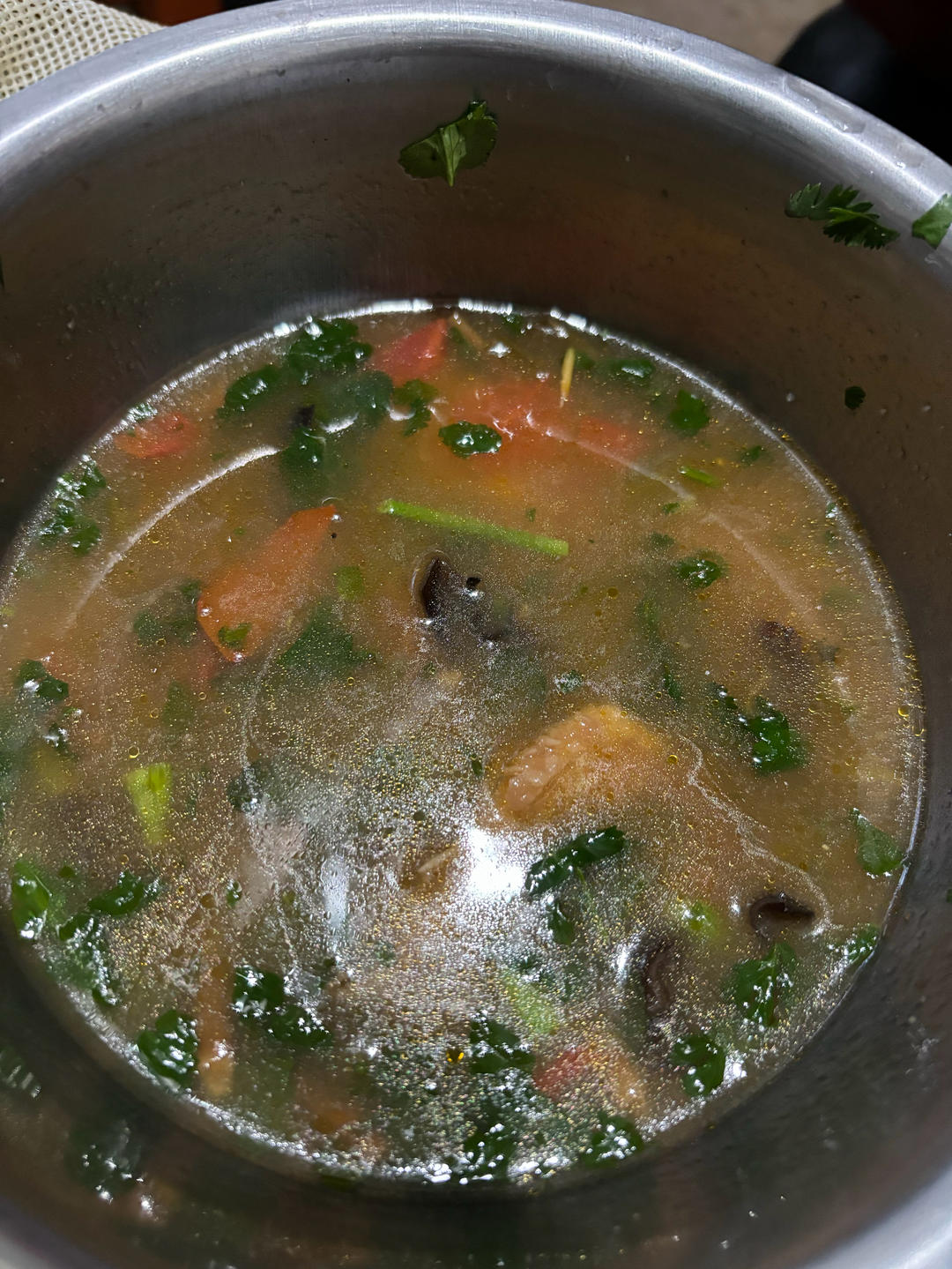 酸辣小鱼汤