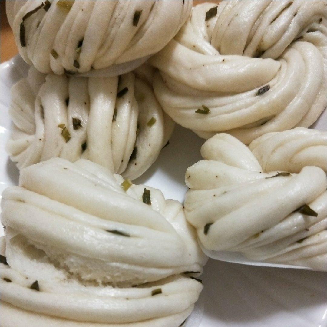 葱油花卷，一根筷子卷出漂亮的造型