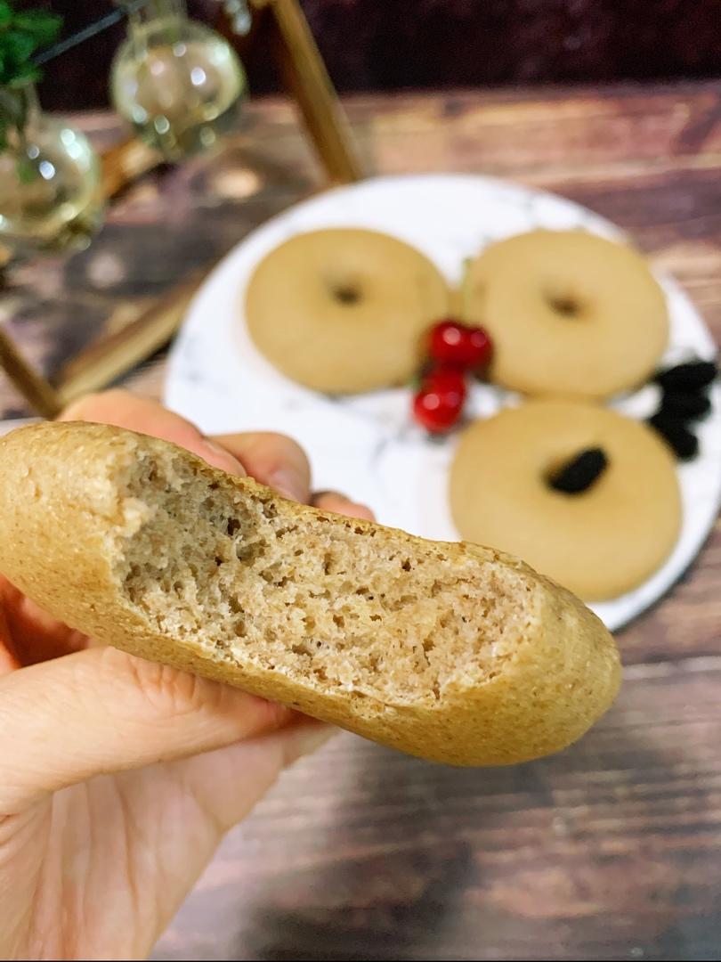 无油无糖100%全麦贝果🥯减脂必备主食低卡简单轻食赤藓糖醇