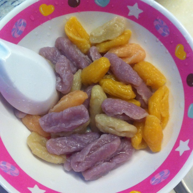 五彩螺旋面°专为宝宝制作๑