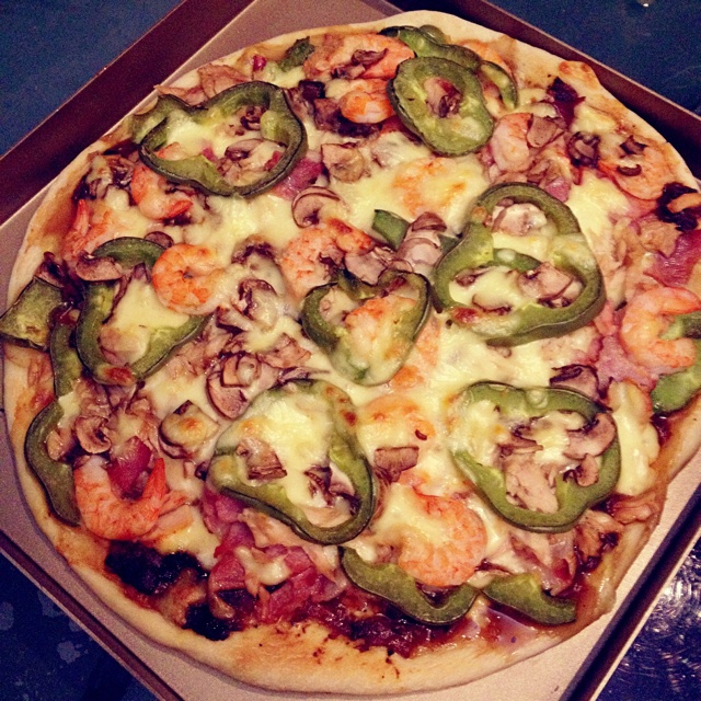 金枪鱼火腿pizza