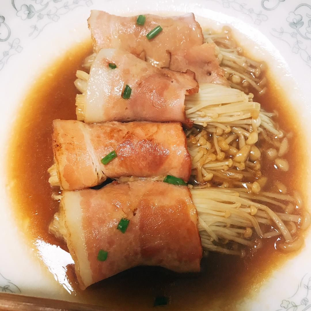 金针菇培根卷
