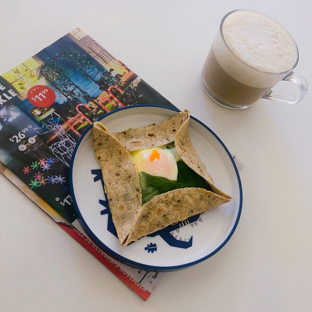 嫩蛋全麦四方饼——抱蛋饼【健康主食】