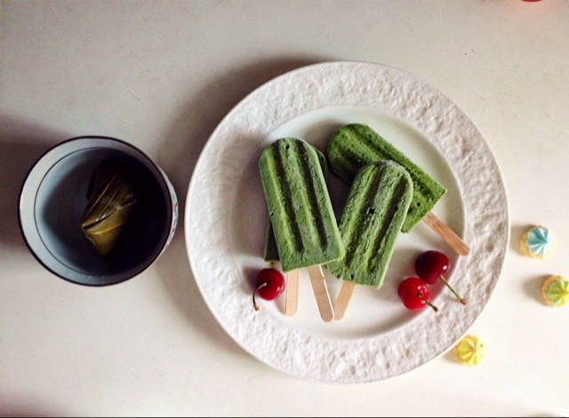 牛油果抹茶冰棒