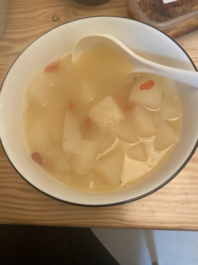 雪梨姜汤(治疗感冒)