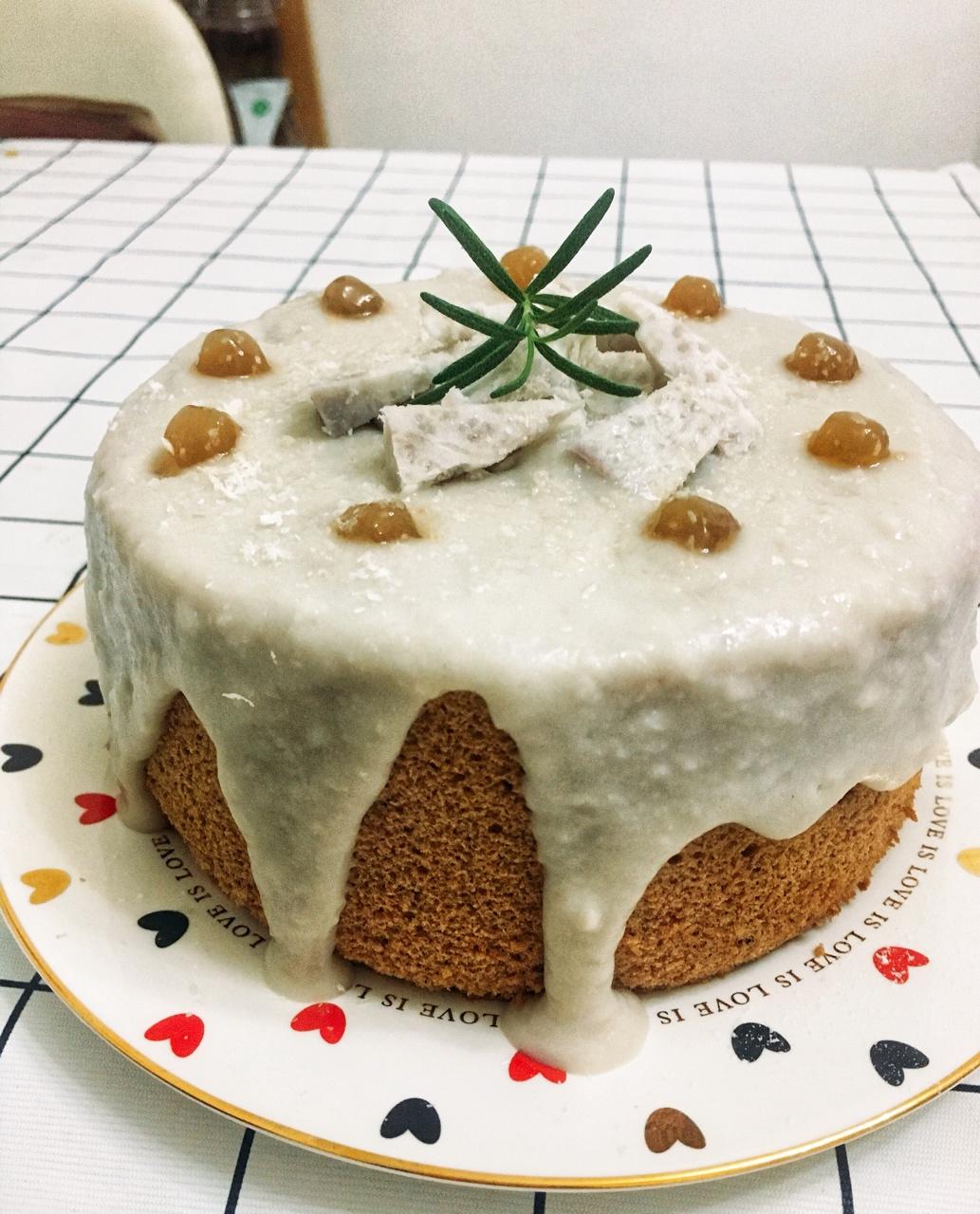 芋泥豆乳雪崩流心蛋糕—松下NU-JK200W蒸烤箱