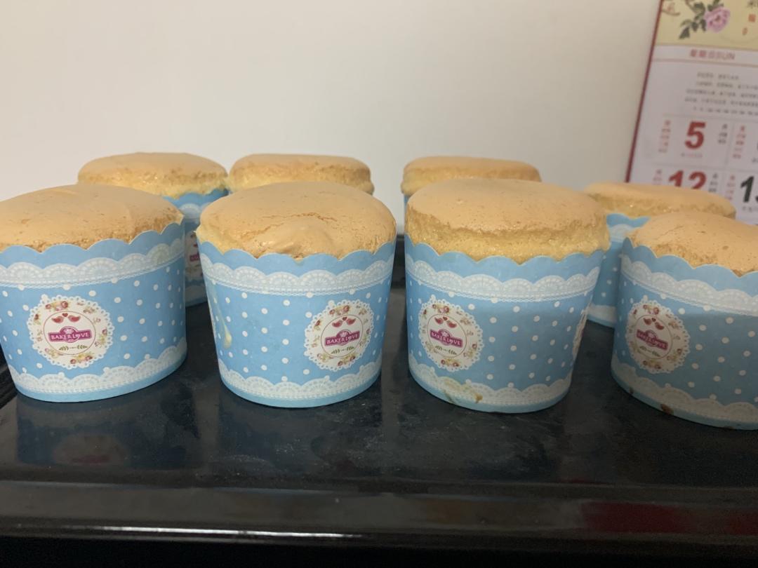 不塌不皱的光滑圆润版纸杯戚风（内含减糖版宝宝可吃）