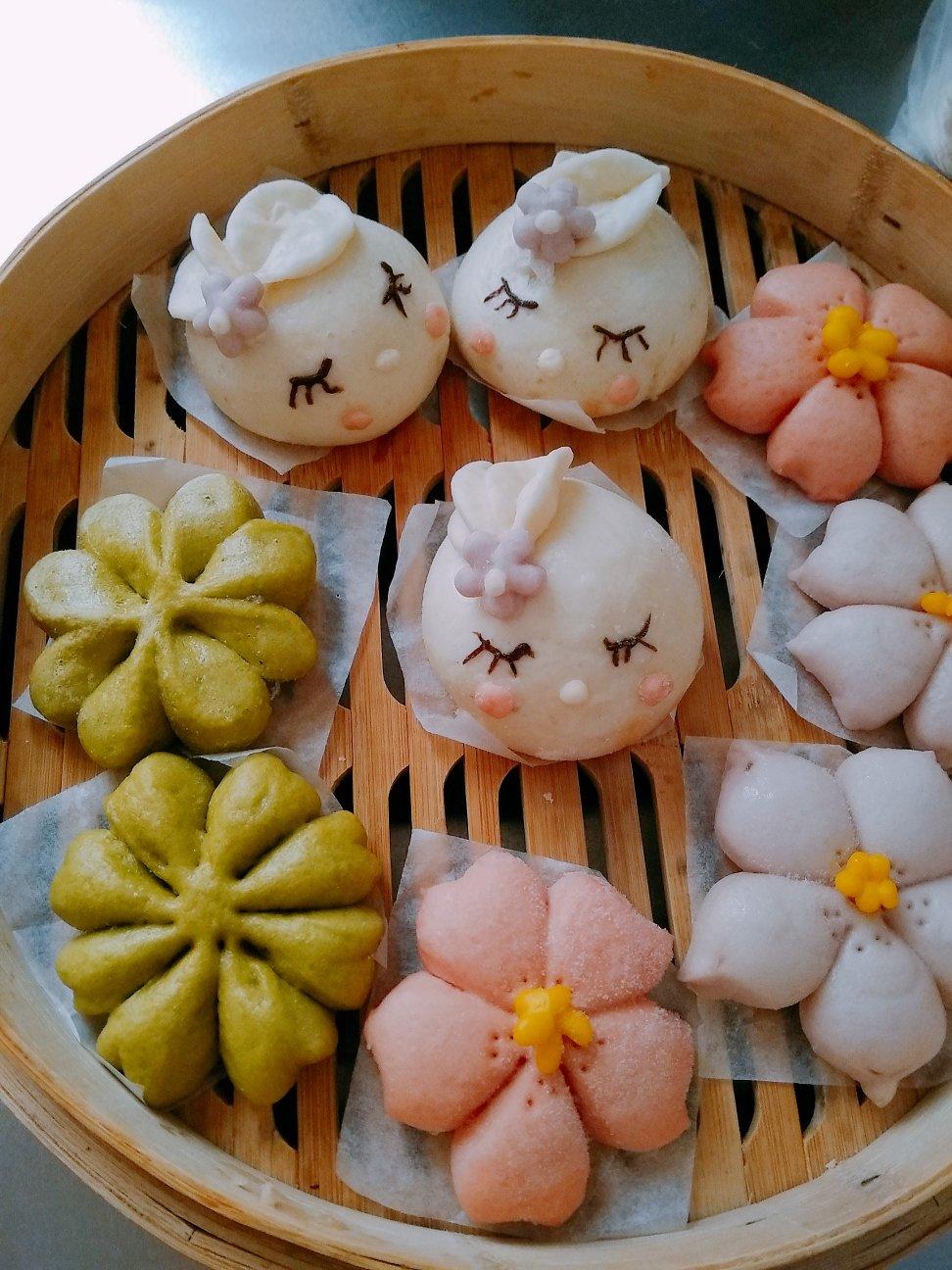 追光者q做的可爱的小兔包子——(2款)