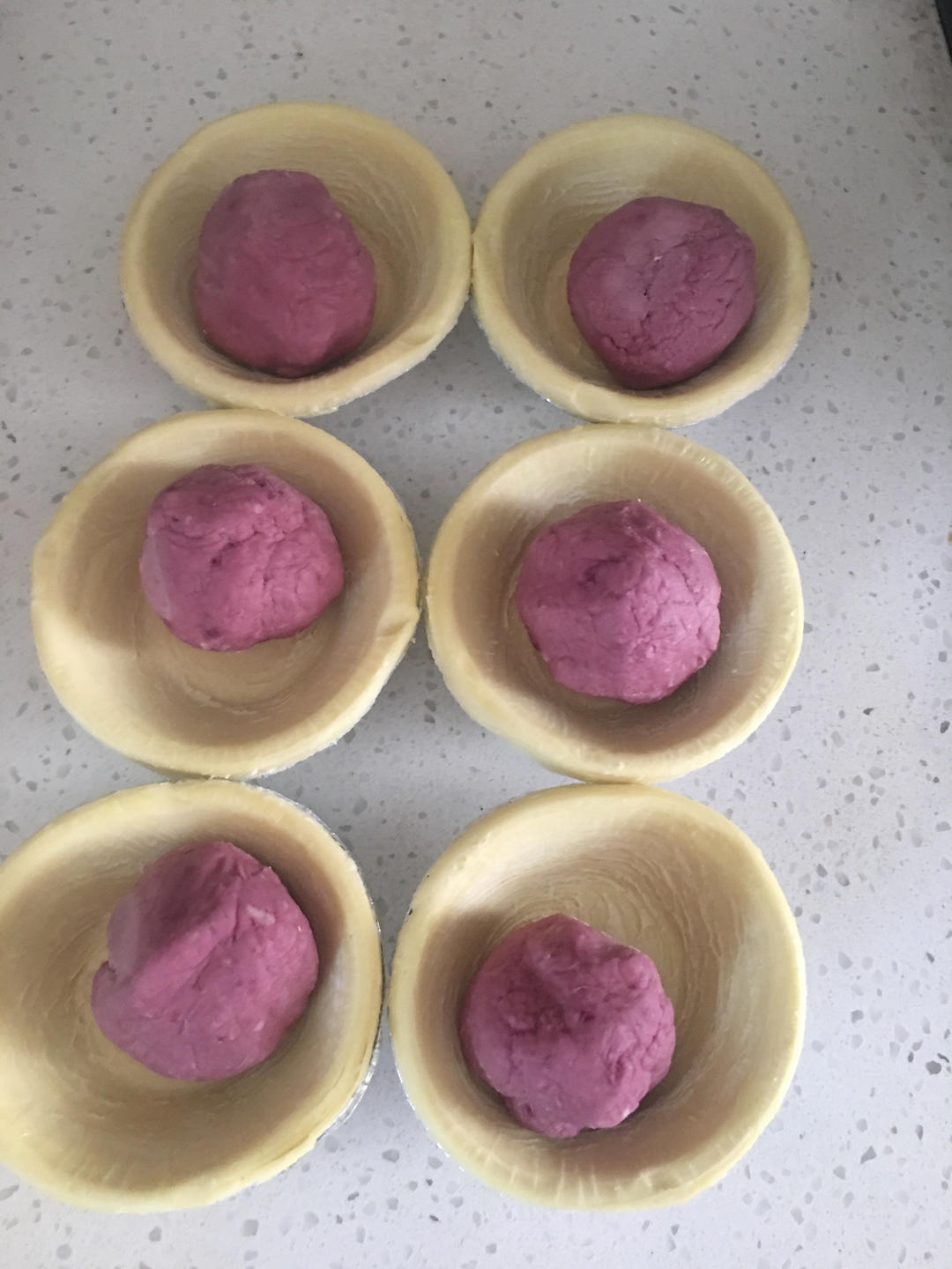 烘焙小白也能拥有！蛋挞皮紫薯酥