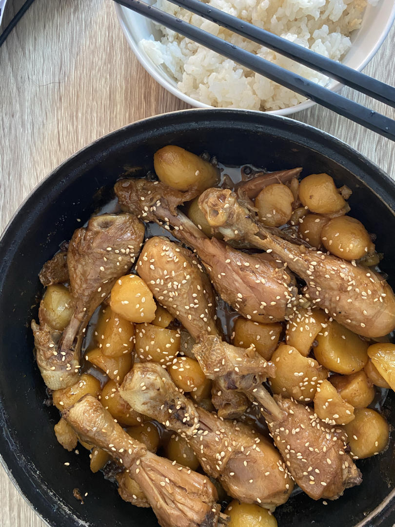 土豆炖鸡腿