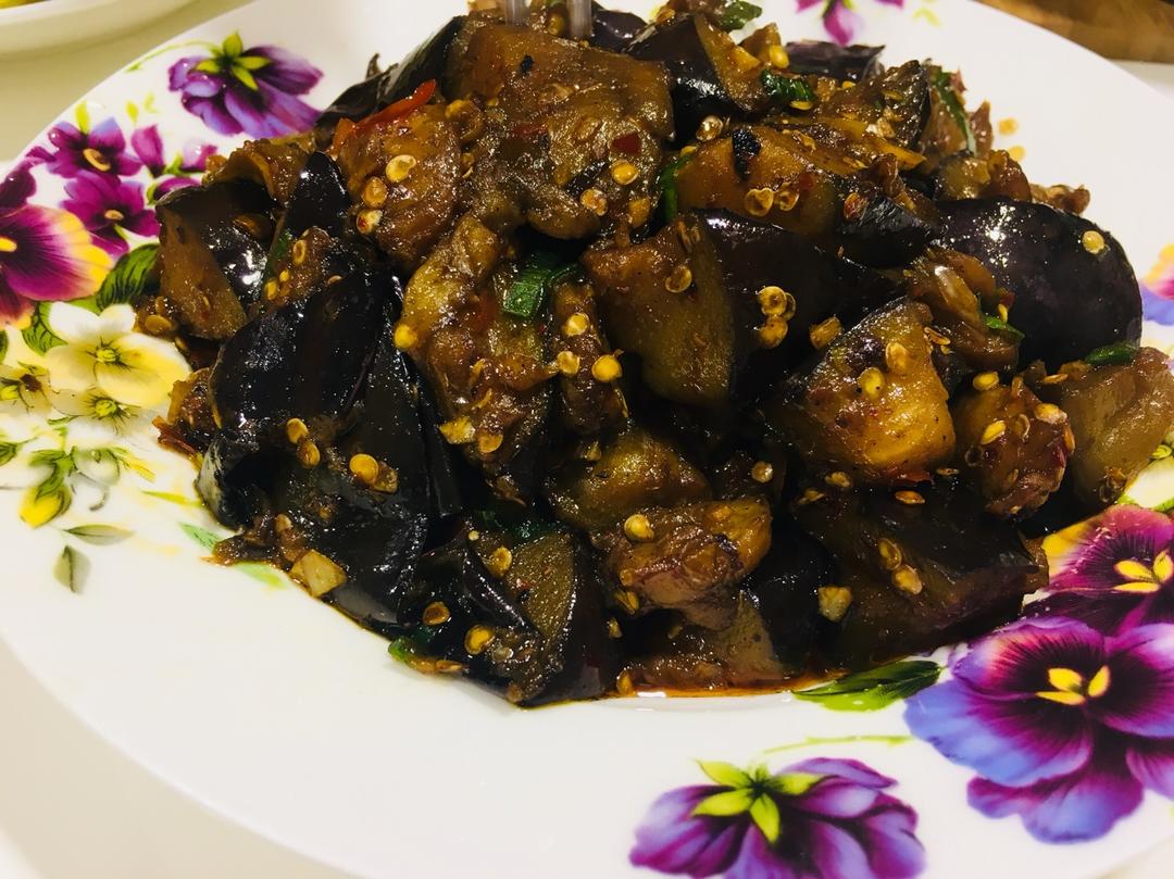 鱼香茄子(少油版)
