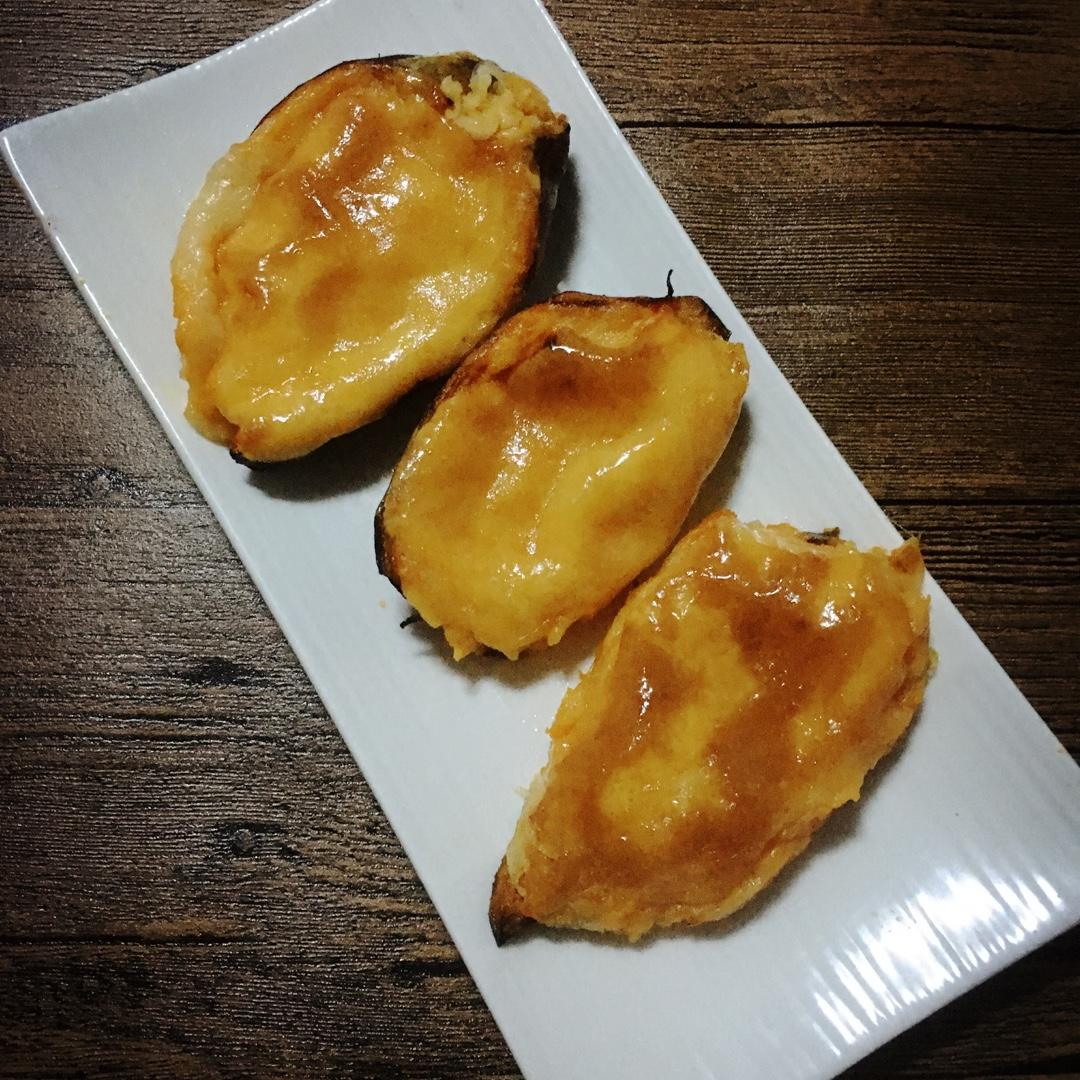 芝士奶油焗红薯