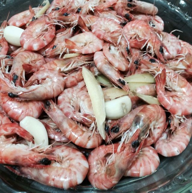 白灼斑节虾
