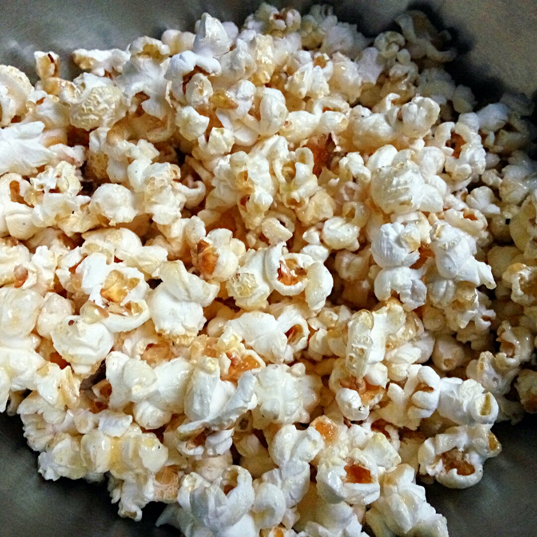 焦糖爆米花